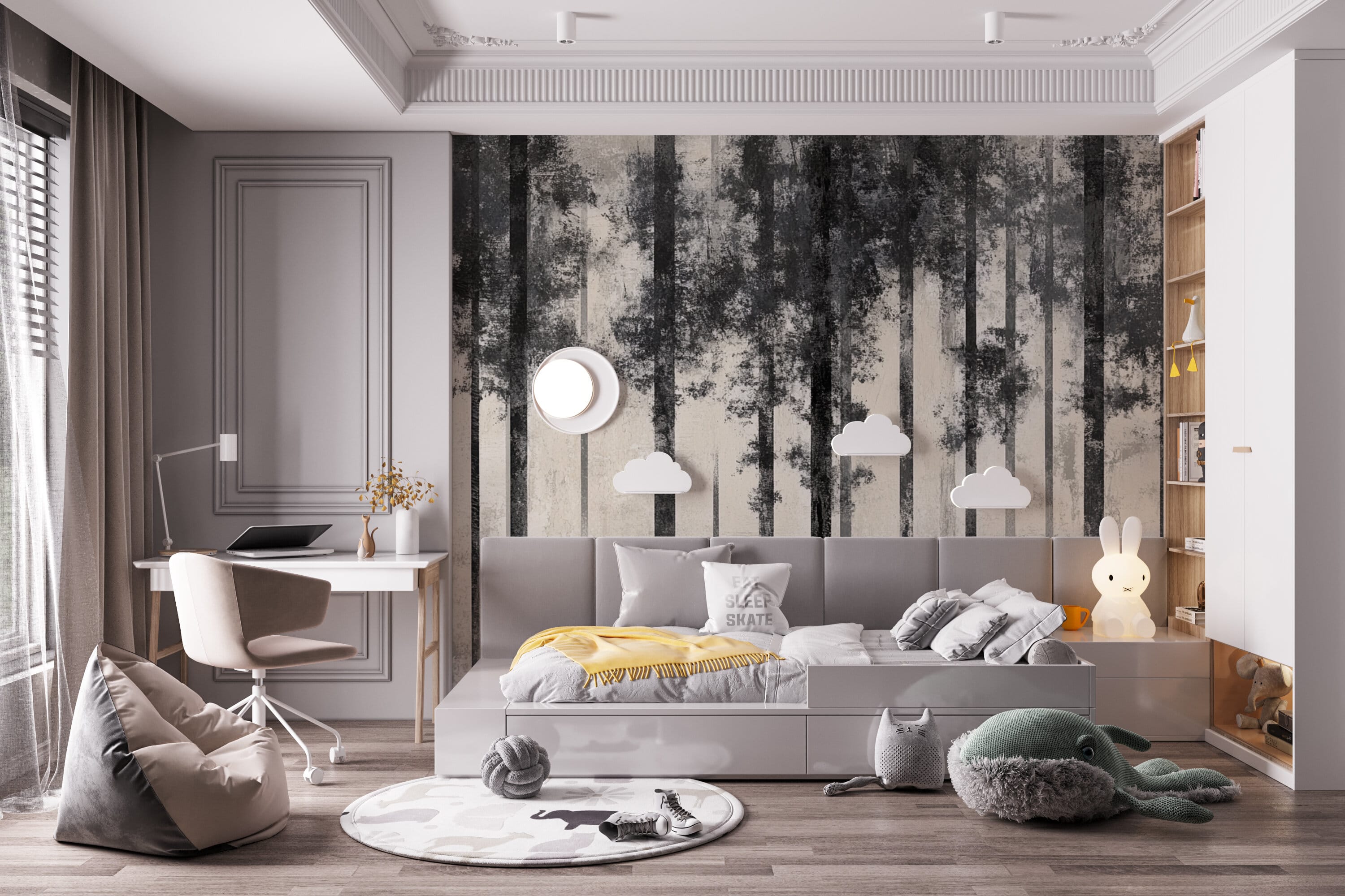 Professional wallpaper installation showcasing premium craftsmanship